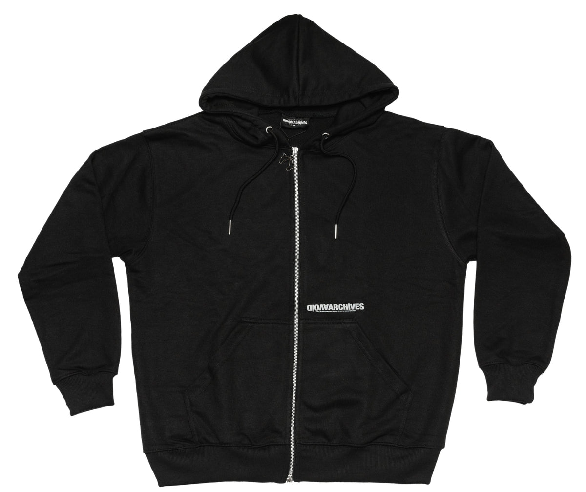 Twin Pendant Double Zip Hoodie