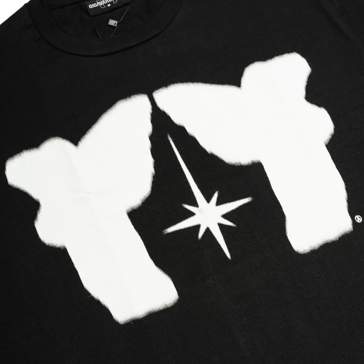 Twin Angel Tee Black